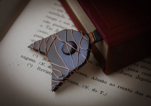 Cat Bookmark - copper