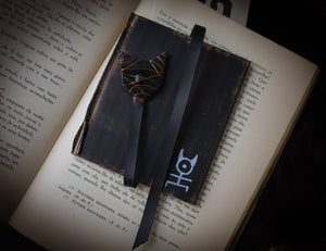 Cat Bookmark - copper