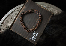 Load image into Gallery viewer, Box Weave Copper Bracelet
