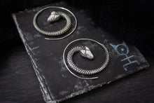 Load image into Gallery viewer, Spiral Boidae Earrings
